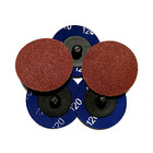 50mm Roll Lock R-type 2  Quick Change Disc Die Grinder Sanding Pad 36-240 Grit