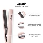 L ange Hair Aplatir One Pass Ceramic Classic Flat Hair Iron  Blush  Openbox  New