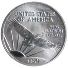  50 American Platinum Eagle 1 2 Oz Random Year Bu