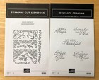 Stampin  Up  Delicate Framing Stamp Set   Dies - Greetings   Lattice-like Frames