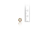 14kt Solid Gold Kids Round Screwback Stud Earrings