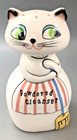 Vintage 1959 Holt Howard Cozy Kitchen Kitty Cat Powdered Cleanser Shaker Rare