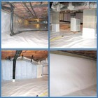 Farm Plastic Supply -dura Smooth  Black white Crawl Space Vapor Barrier - 20 Mil
