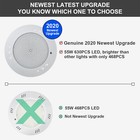 Resin Filled Swimming Pool Led Light 12v 55w Rgb Remote Control Memory Function