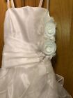 Organza Pleated Ruffled Flower Girl Dresses Bridesmaid Wedding Birthday Pageant 