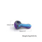 5pcs Wholesale Price Mini Mixed Silicone Pipe 9 Hole Glass Bowl Random Color