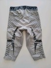 Adidas Baseball 3 4 Sliding Thighs Sz M Gray Shorts