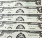 50 Gem Uncirculated Two Dollar Bills -  2 Uncirculated Sequential-2017a