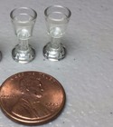 New Lego Trans Clear Goblets Minifig Cups glasses Kitchen Accessories  lot Of 2 