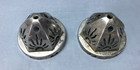 Vtg Pair 5  Nickel Over Brass Candelabra Light Shades Tea Lites Old 1812-24b
