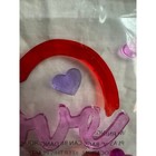 New Cute Window Gel Cling Stickers Hearts Valentines Day 17 Pc Arrows Love You 
