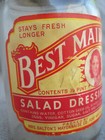 Vintage 1930s Mrs Daltons Mayonnaise Co  Jar Fort Worth Texas Best Maid Pickles