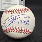 Gleyber Torres Inscribed Signed Baseball Fanatics   Mlb Holo Yankees Tigers     