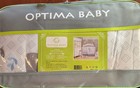 Optimababy 6pcs Baby Nursery Bedding Set Blue  Gray  White