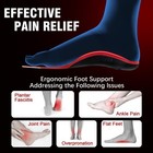 Plantar Fasciitis High Arch Support Insoles For Men   Women - For Flat Feet     