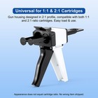 Dental Impression Mixing Dispensing Gun Kit Dispenser Gun 1 1 2 1 10 1 4 1 50ml