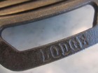 Lodge 8sgp 10 5 Inch Square Cast Iron Grill Skillet Pan Seasoned W 2 Handles