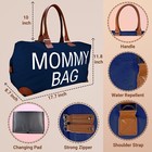 Mommy Bag Diaper Bag Set   Xl Capacity Tote   2 Supplemental Bags   Changing Pad
