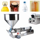 Liquid Paste Filling Machine 50-500ml Cream Cosmetic 30l Hopper Pneumatic Filler