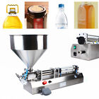 Pneumatic Liquid Paste Filling Machine 50-500ml Cream Cosmetic Filler 40l Hopper