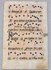 Large 16th Century Gregorian Chant Vellum Unique Scribal Corrections