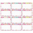 Watercolor Floral Desk Calendar Jan 2026 Monthly Planner Organizer