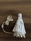 Vintage Underwriters Laboratories Portable Lamp Virgin Mary And Baby Jesus