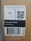 Canopy Faucet Filter - Matte Black - New Sealed Box - Can-fau-blk