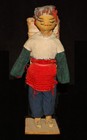 Vintage Doll Folk Art Guatemalan Man 8  Handcrafted In Guatemala 1970 s