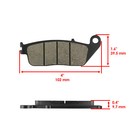Front Rear Brake Pads For Honda Vtx1300s Vtx1300c Vtx1300r Vtx1300t 2003-2009