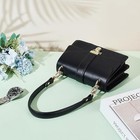 Black Genuine Leather Purse Strap 17 7 Short Bag Handle Replacement Diy Strap