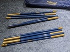 Vintage - Titleist Alignment Sticks Rods With Vinyl Zipper Case