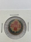 American Red Cross Christmas 1918 Ww1 Pin Pinback Badge