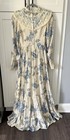Vintage 70 s Gunne Sax Dress By Jessica  Floral Lace Long Maxi Prairie Dress