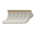 New Lot 6 12 Packs Ankle Socks Cotton Mens Womens Low Cut Size 9-11 10-13 White