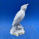 Rosenthal Germany Porcelain Blanc De Chine Figurine Of A Bird On An Ornate Base