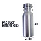 Sirius Survival 17oz Stainless Steel Water Container With Sealable Cap