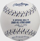 2008 All-star Game Rawlings Official Mlb Leather Game Baseball Allen Selig - 1