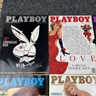Vintage Playboy Magazine Lot Complete 1989 Set 9 Of 12 Centerfolds Pam Anderson