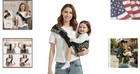 Adjustable Newborn To Toddler Baby Sling Carrier - Comfort   Safety Certified
