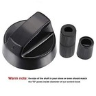 Universal Stove Oven Control Knobs Set W  12 Adapters Replacement Knobs