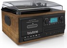 Boytone Bt-32w Record Player Turntable With Cd  Cassette Player
