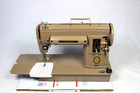 Vintage 1950 s Singer 301a Heavy Duty Sewing Machine Long B W pedal case Working