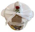 Rae Dunn Disney Beauty   The Beast Mini Pot Casserole Baking Ceramic Dish   Lid