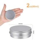 Sopito Aluminum Tin Cans 24pcs 2 Oz Travel Containers With Screw Lid