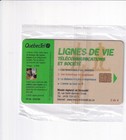 Quebectel Lapuce  10 Phone Card Lignes De Vie Rimouski Museum Sealed