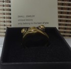 Vintage Style Brass Frog Toad Statue Adjustable Ring   Gift Box  us Size 6-8 