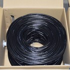 Cat6 1000ft 550mhz Riser Utp Network Ethernet Cable Bulk Wire 23 Awg Lan Black