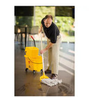 Wavebrake 35 Qt  Plastic Mop Bucket With Wringer