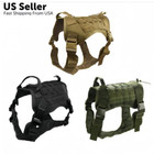 Tactical Dog Vest Us Working Dog Military Harness With Handle No-pull Large
